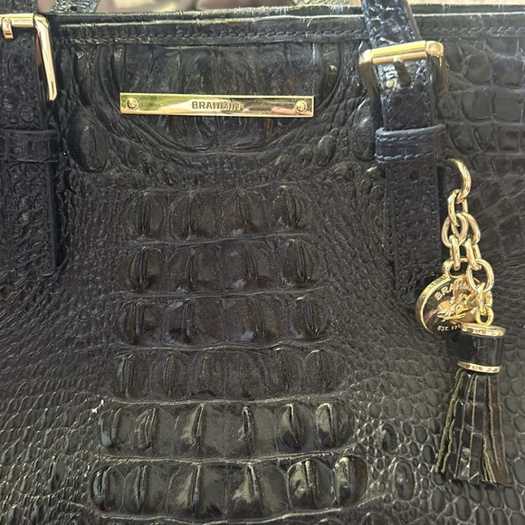 Brand New Brahmin Navy Blue Croc Embossed Tote Bag & Credit Card Wallet (NWT)💙 - Picture 4 of 7
